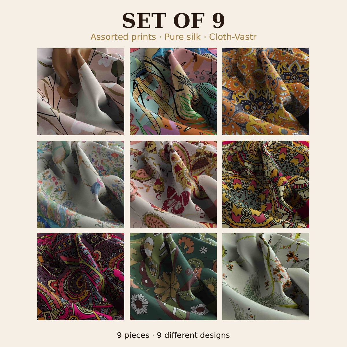 Set of 9