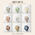 Set of 9