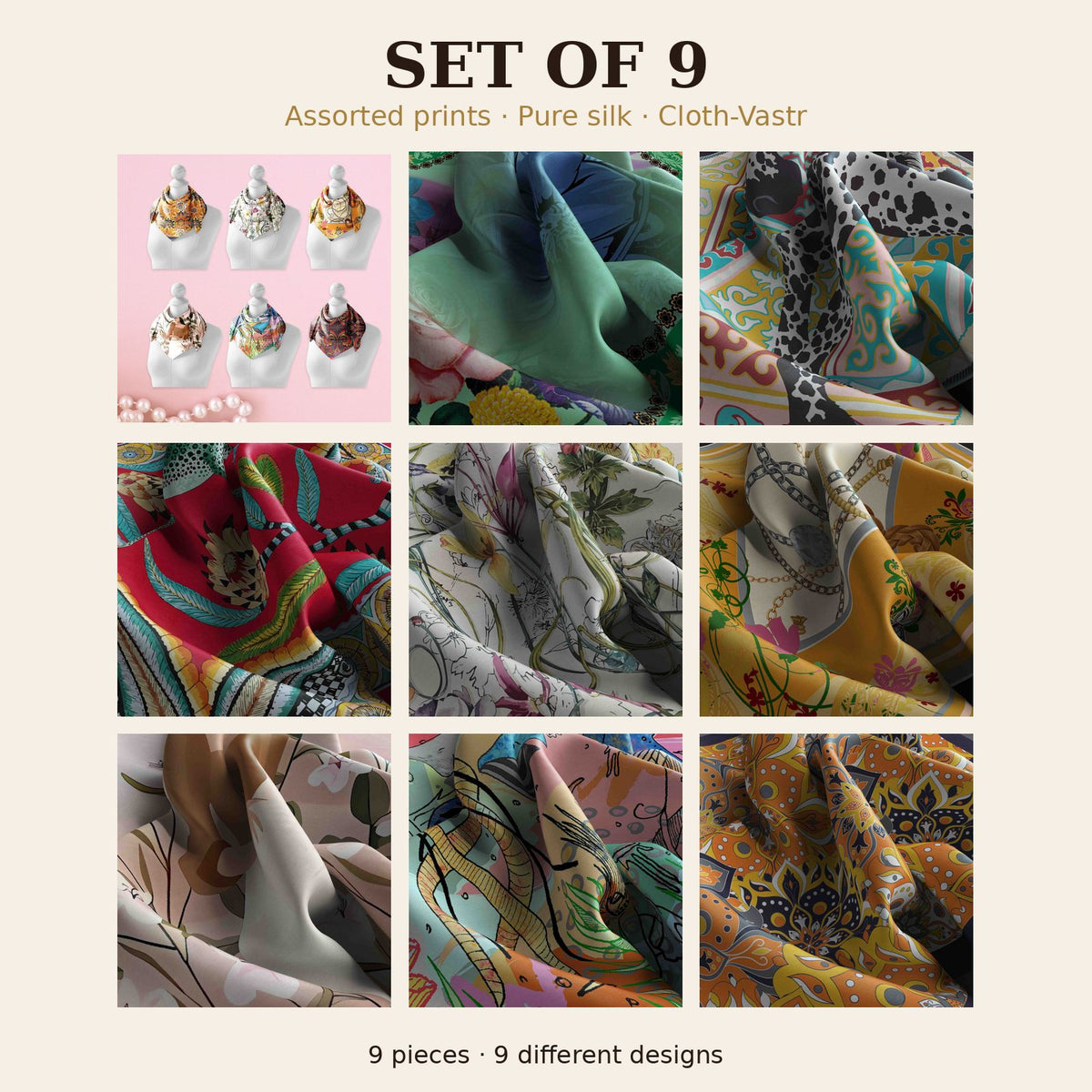Set of 9