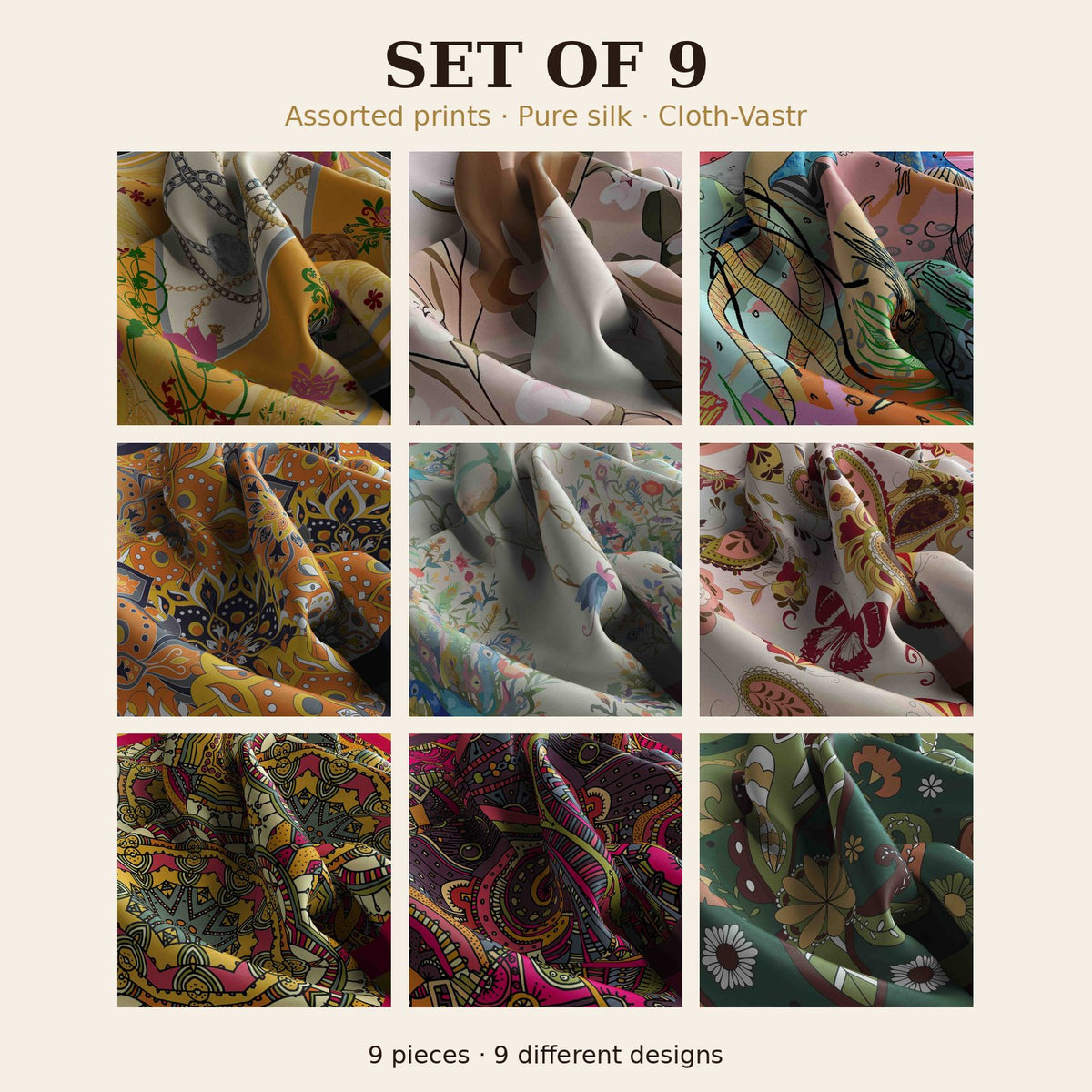 Set of 9