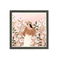 Teddy in Wildflowers Silk Bandana Scarf – 50 × 50 cm