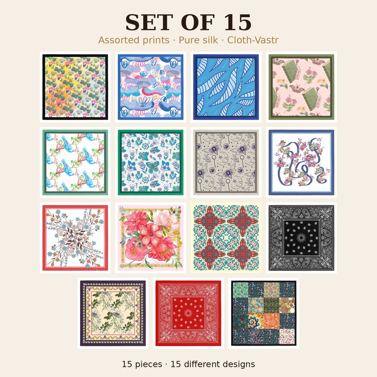 Set of 15
