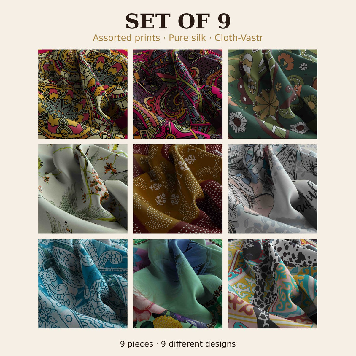 Set of 9
