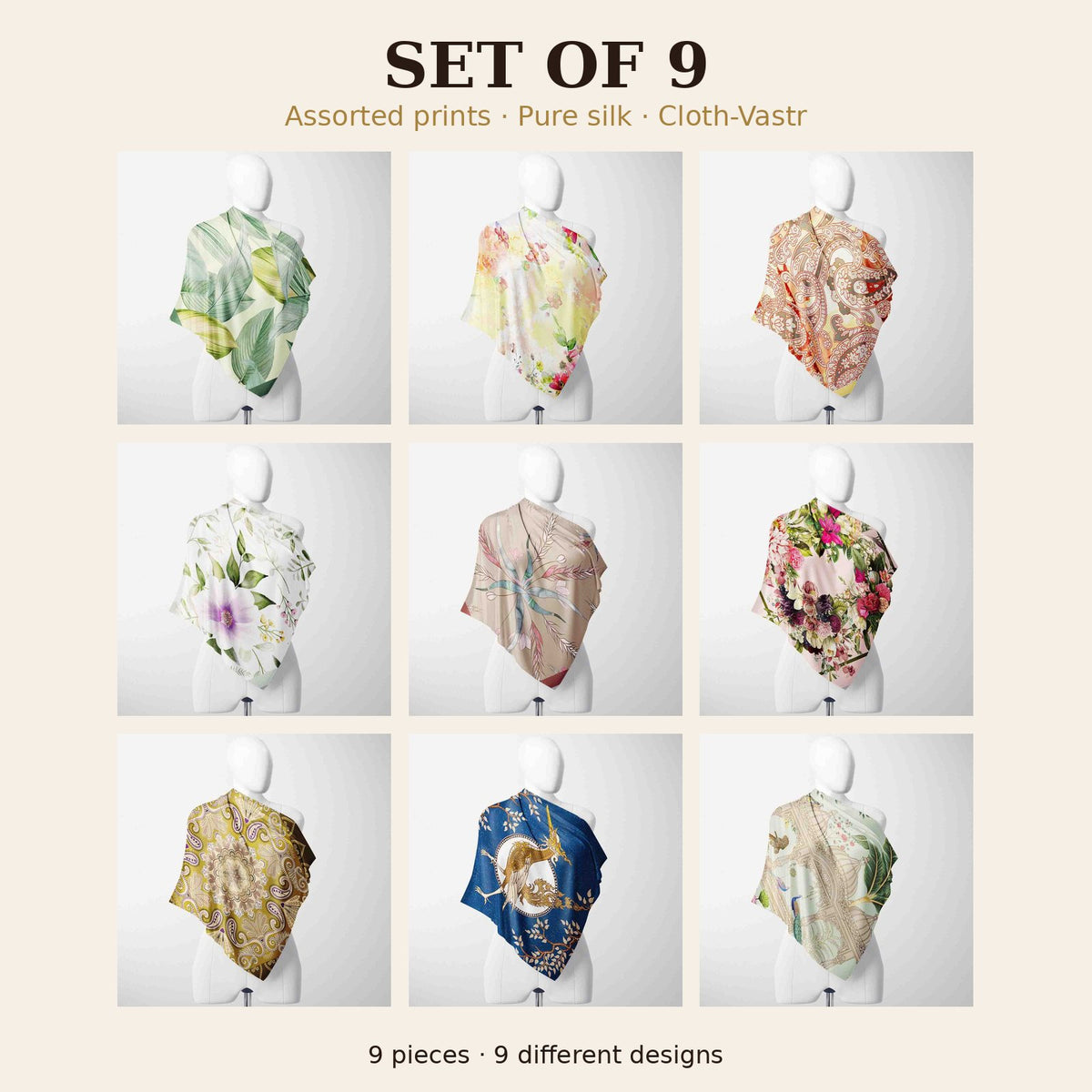 Set of 9