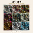 Set of 9