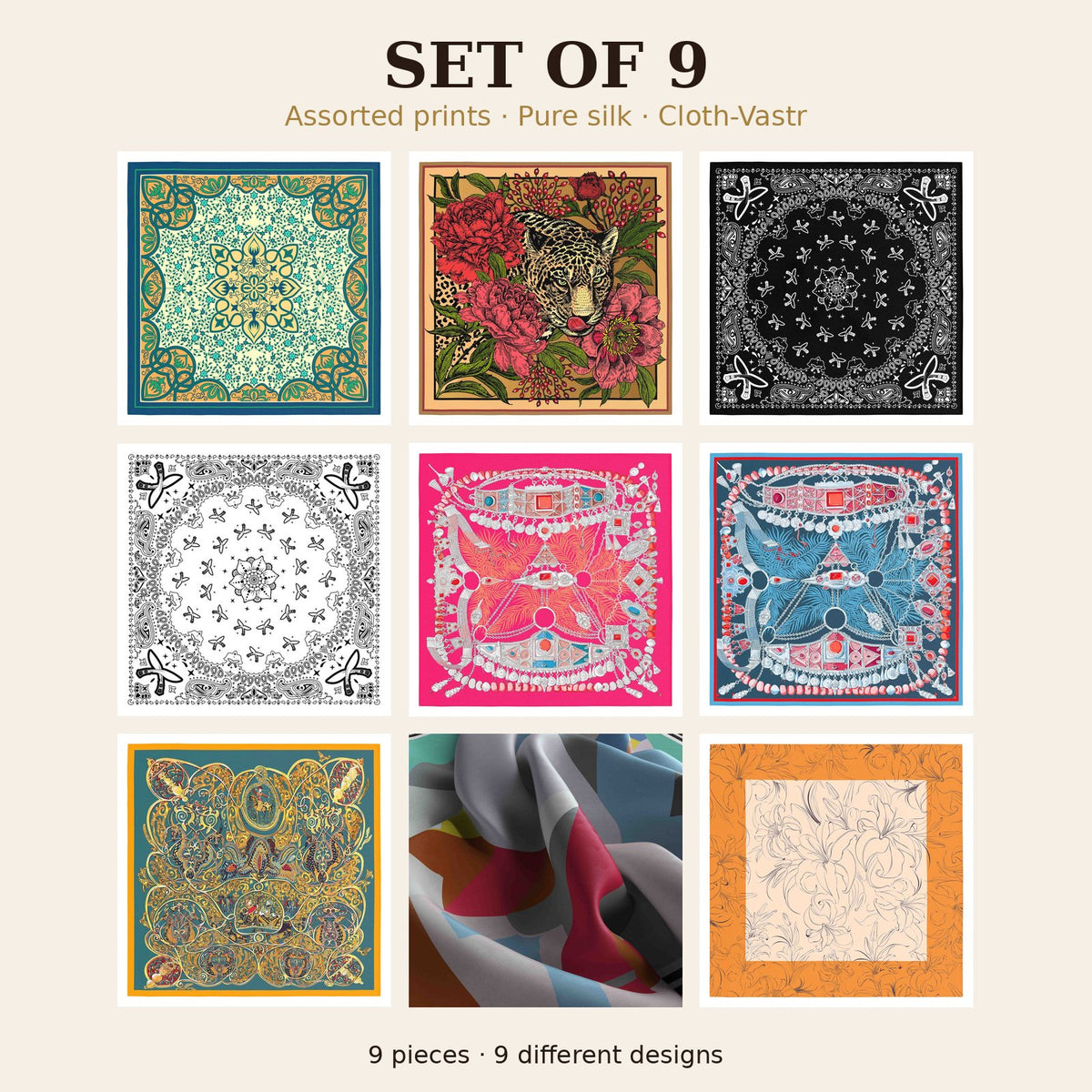 Set of 9