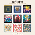 Set of 9