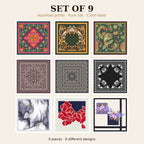 Set of 9