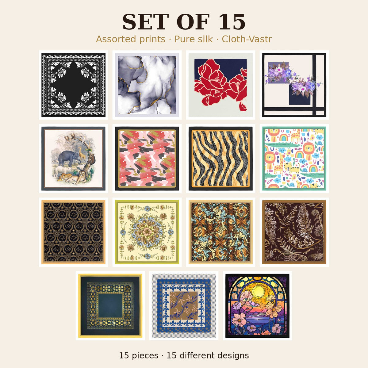 Set of 15