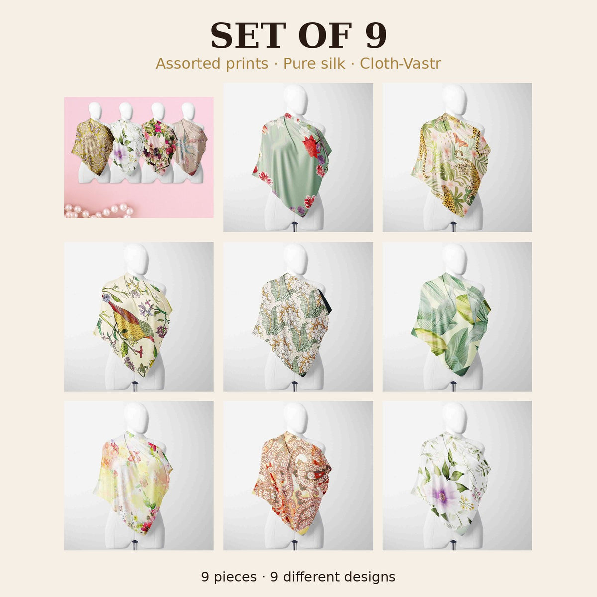 Set of 9