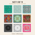 Set of 9