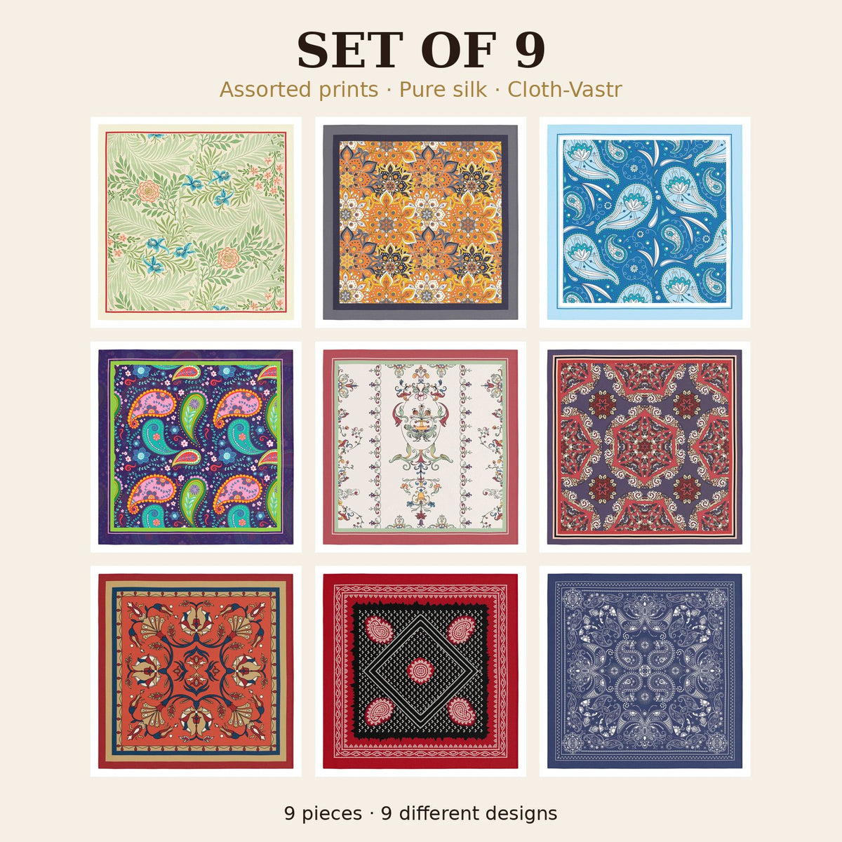 Set of 9