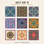 Set of 9