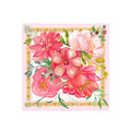 Hibiscus Watercolour Silk Bandana Scarf – 50 × 50 cm