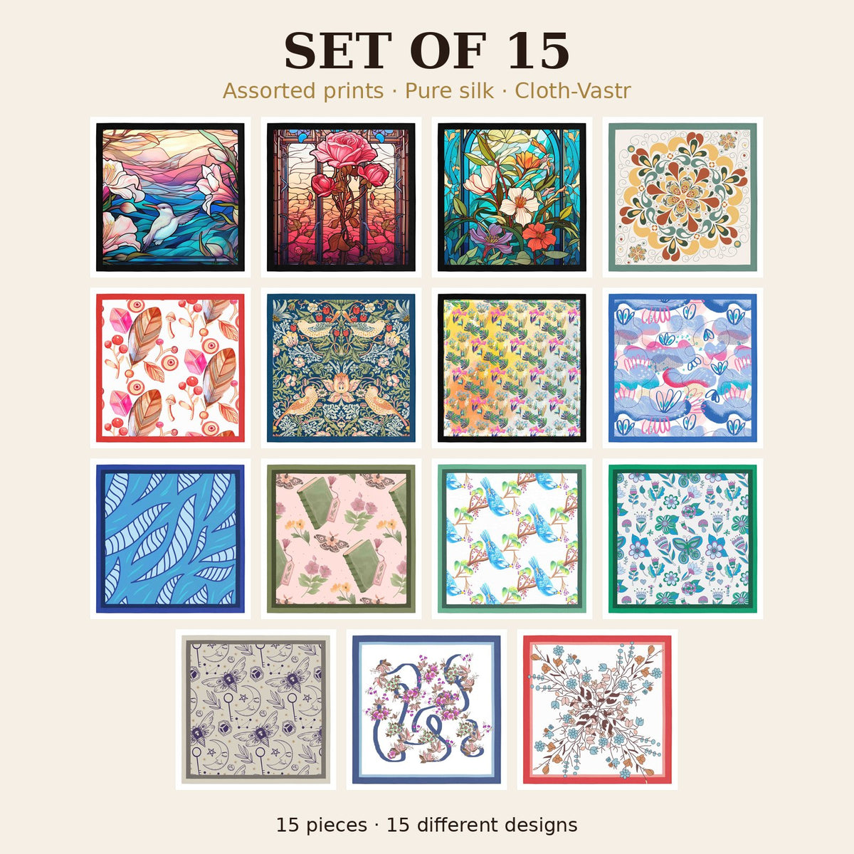Set of 15