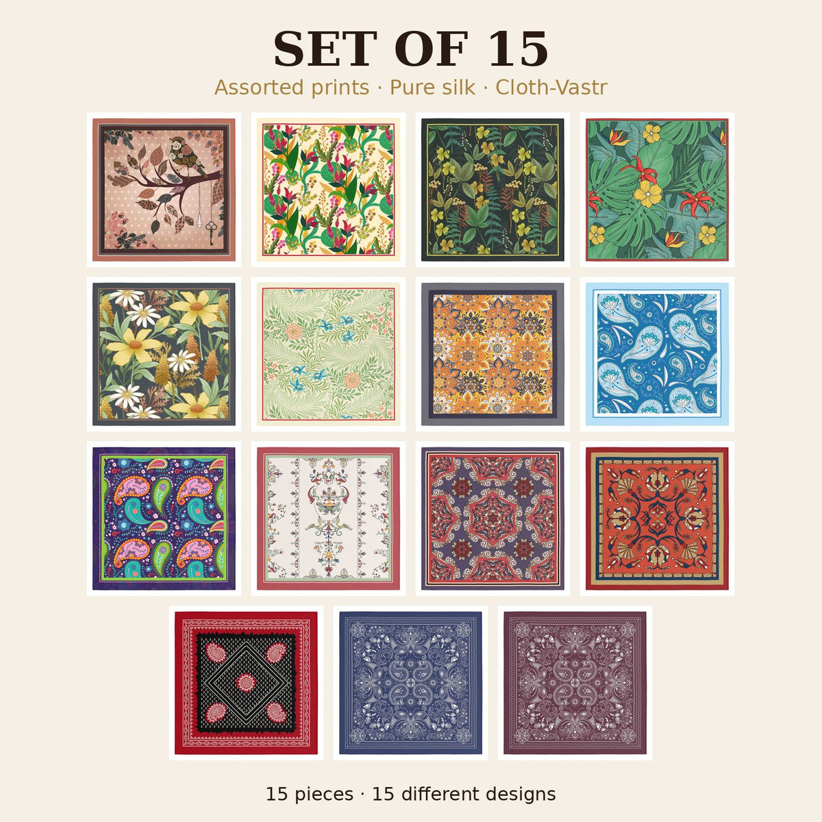 Set of 15
