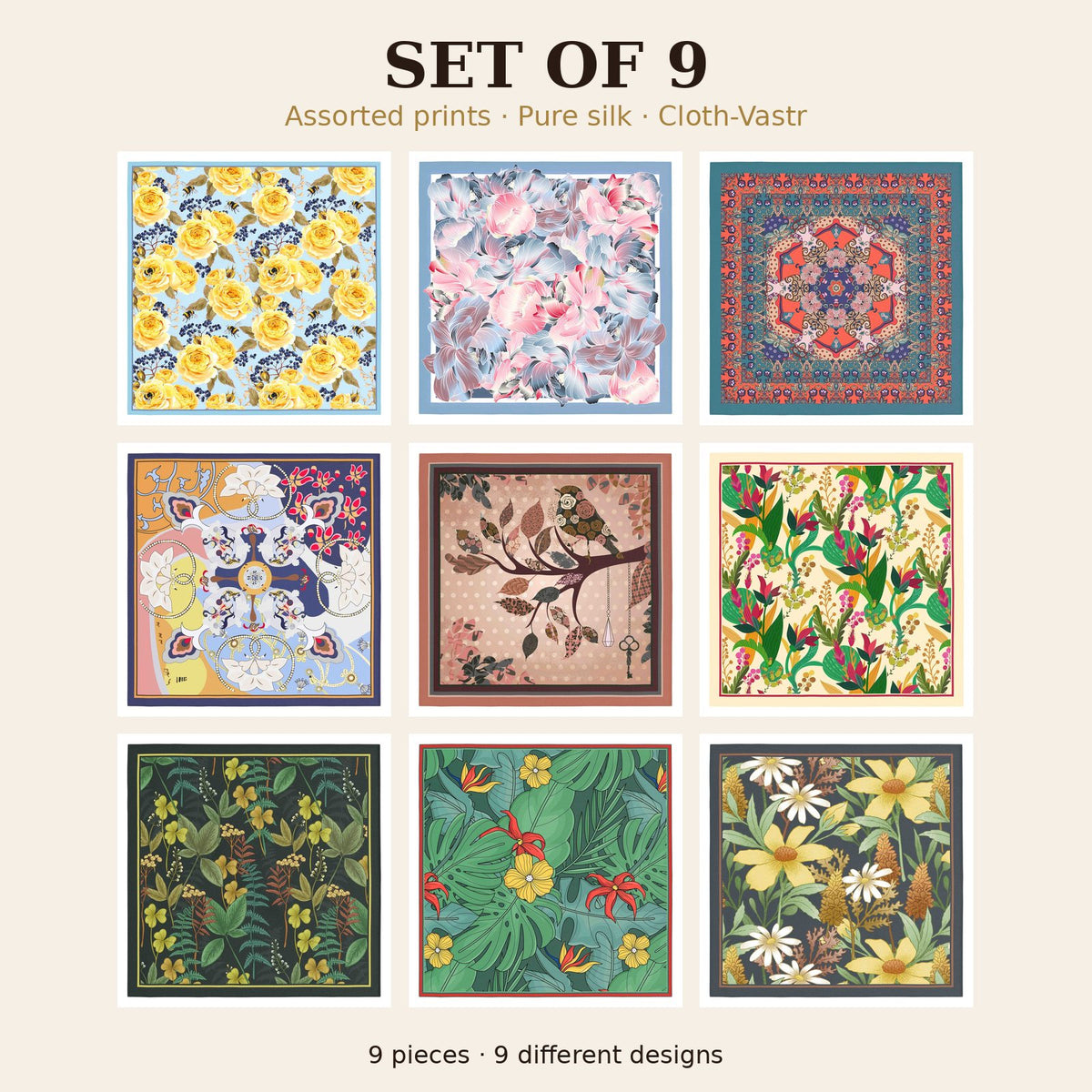 Set of 9