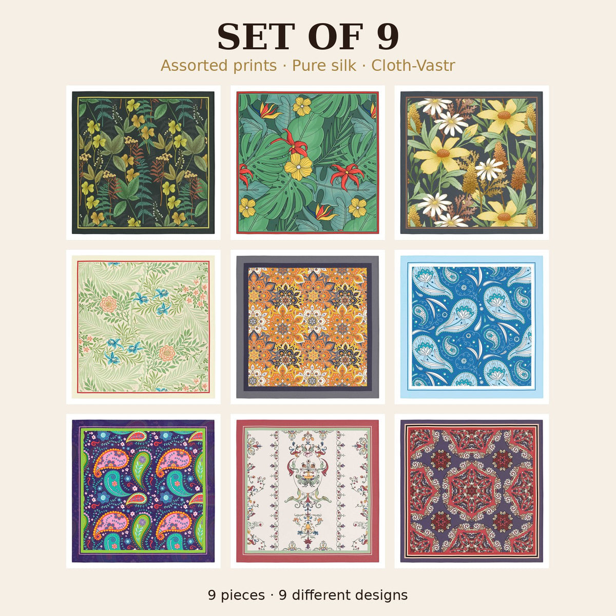 Set of 9