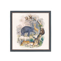 Vintage Wildlife Safari Silk Bandana Scarf – 50 × 50 cm