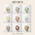 Set of 9