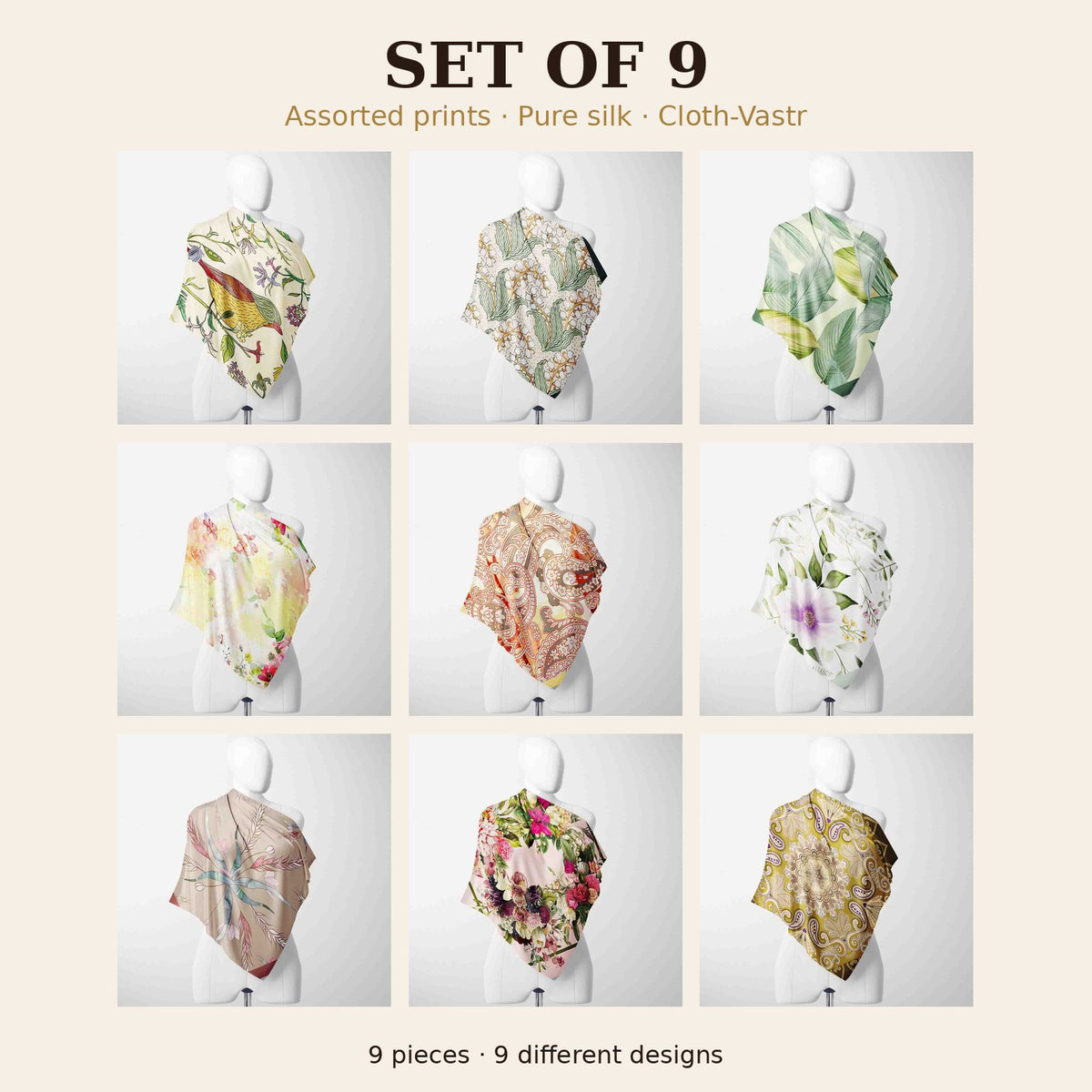 Set of 9