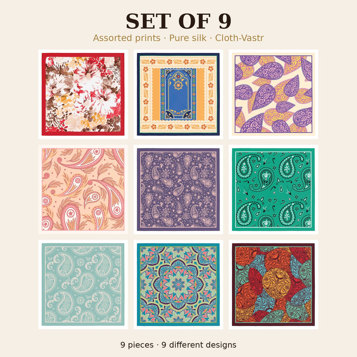 Set of 9