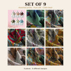 Set of 9