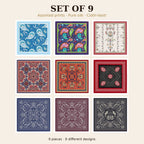 Set of 9