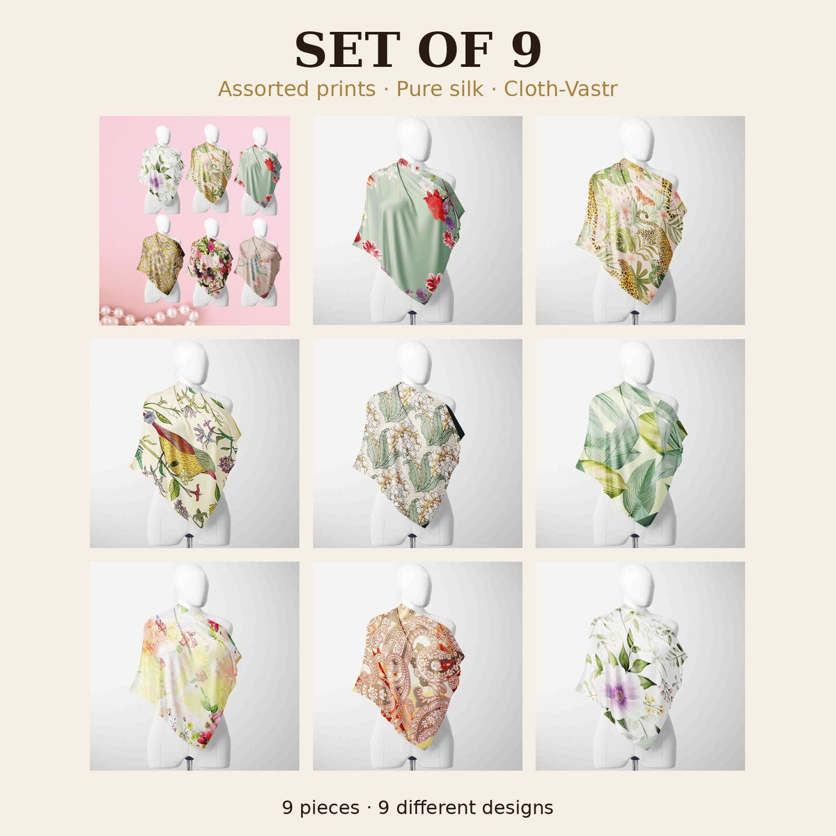 Set of 9