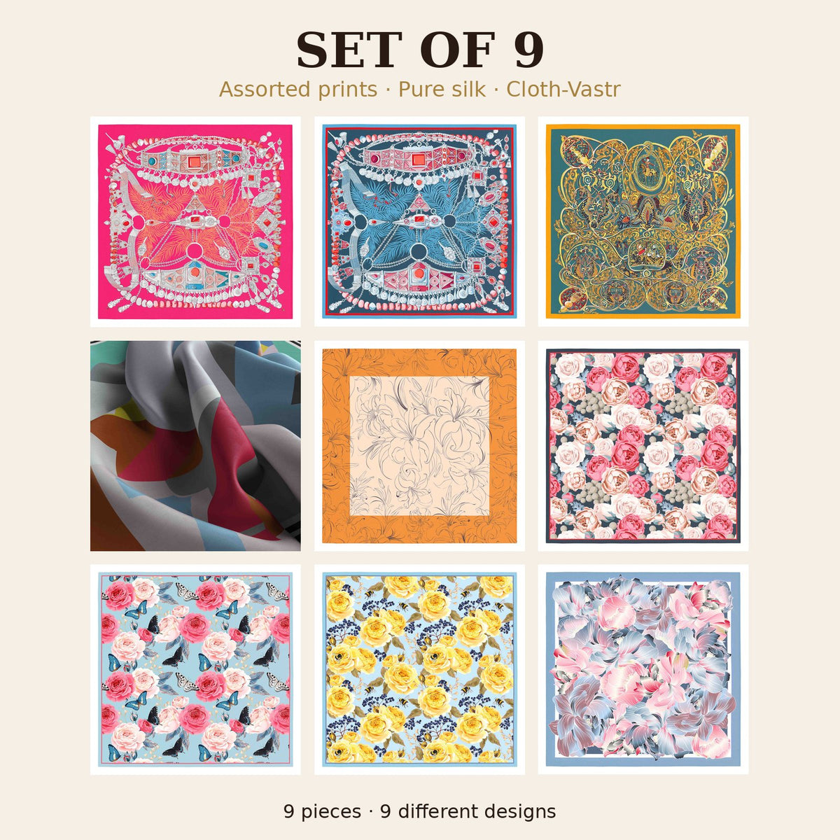 Set of 9