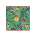Monstera Tropics Silk Bandana Scarf – 50 × 50 cm