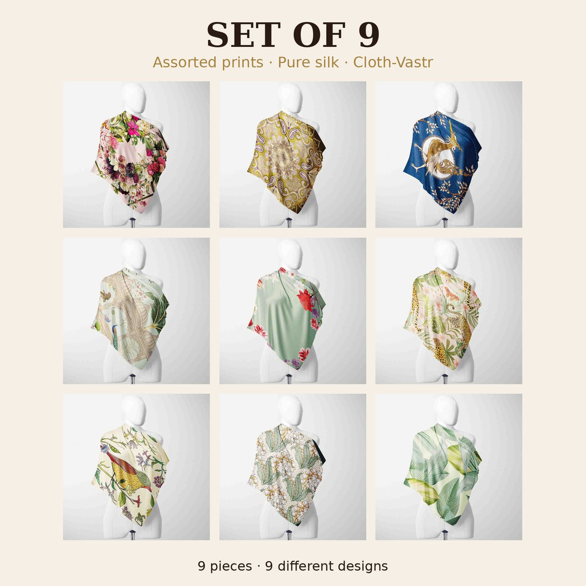 Set of 9
