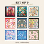 Set of 9