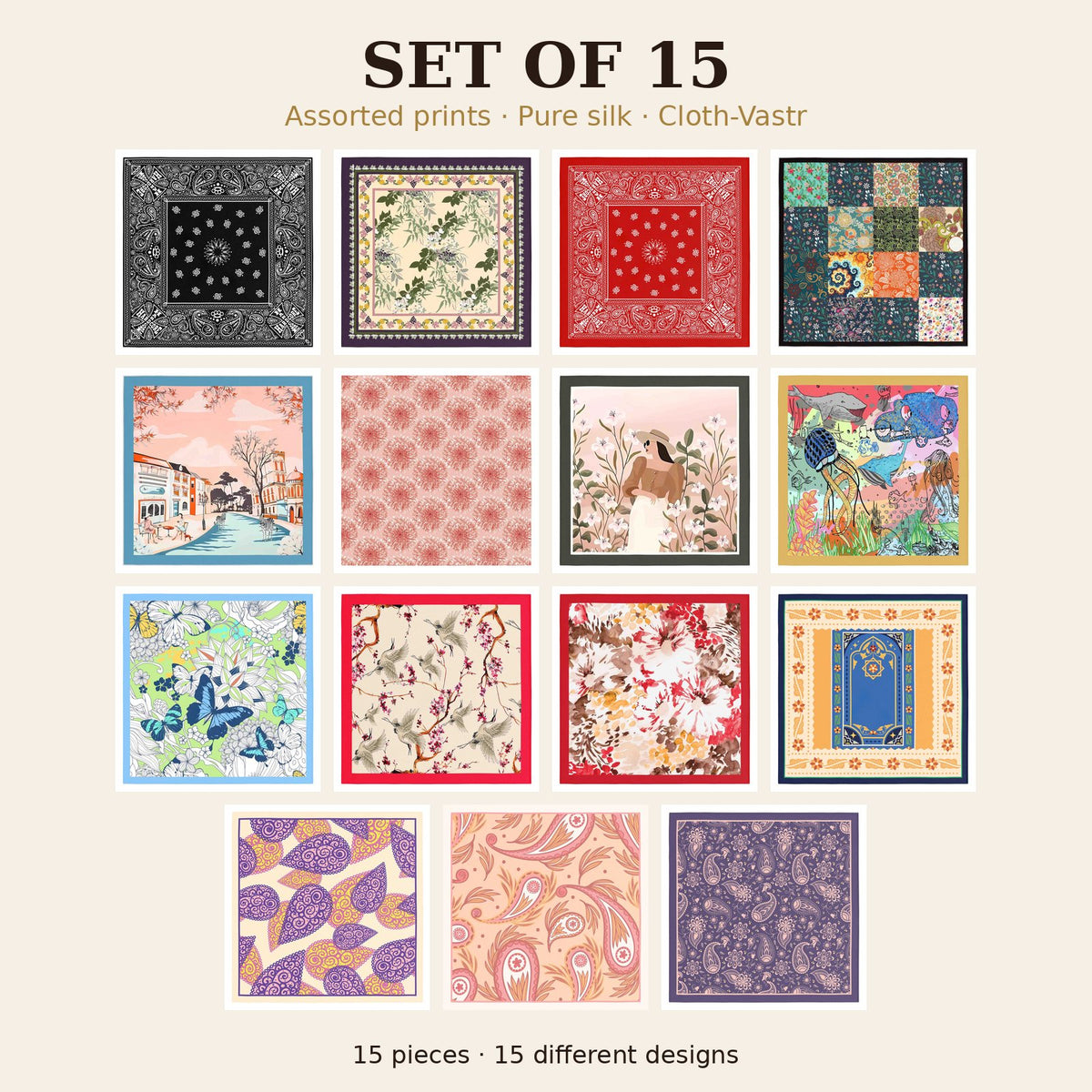 Set of 15