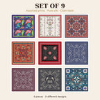 Set of 9