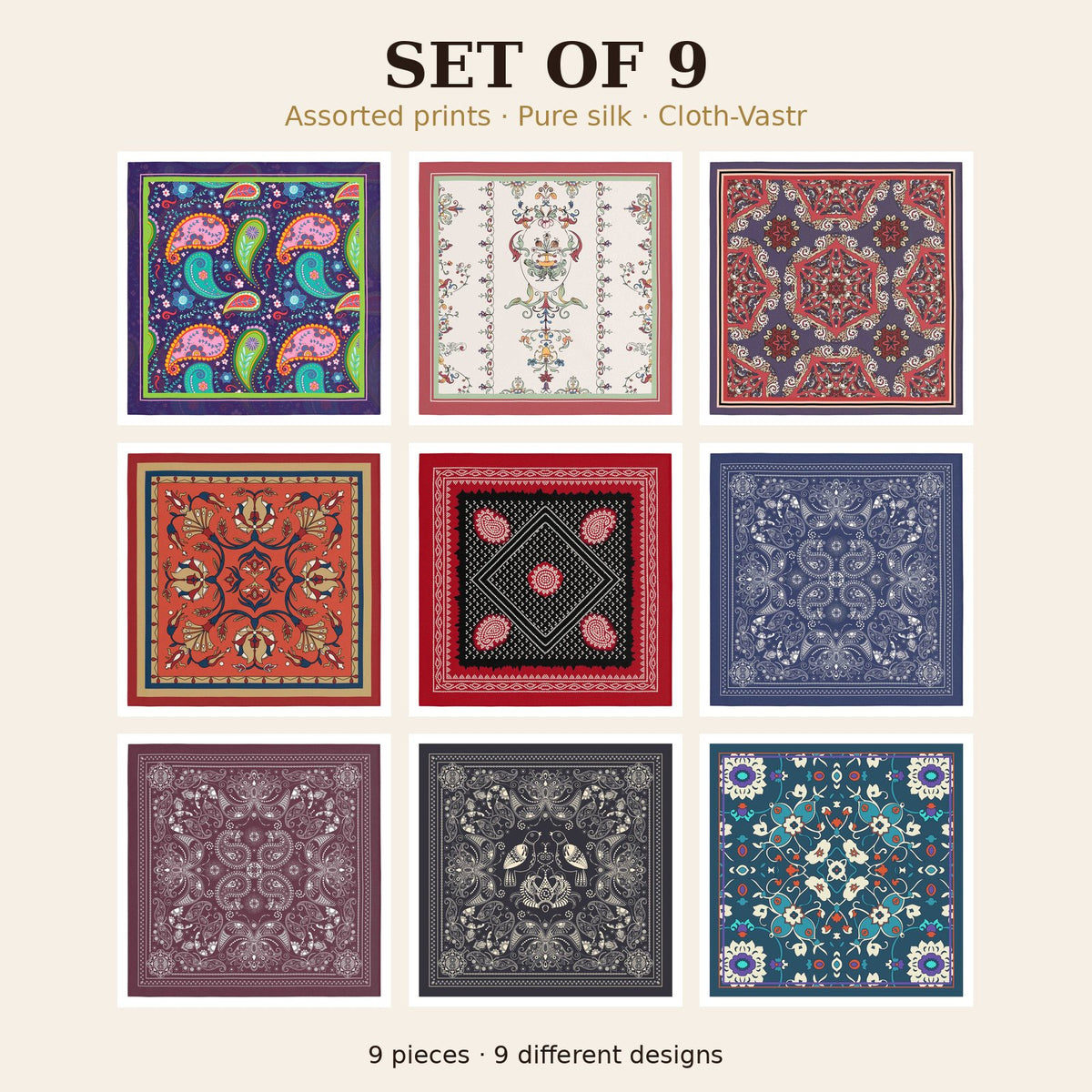 Set of 9