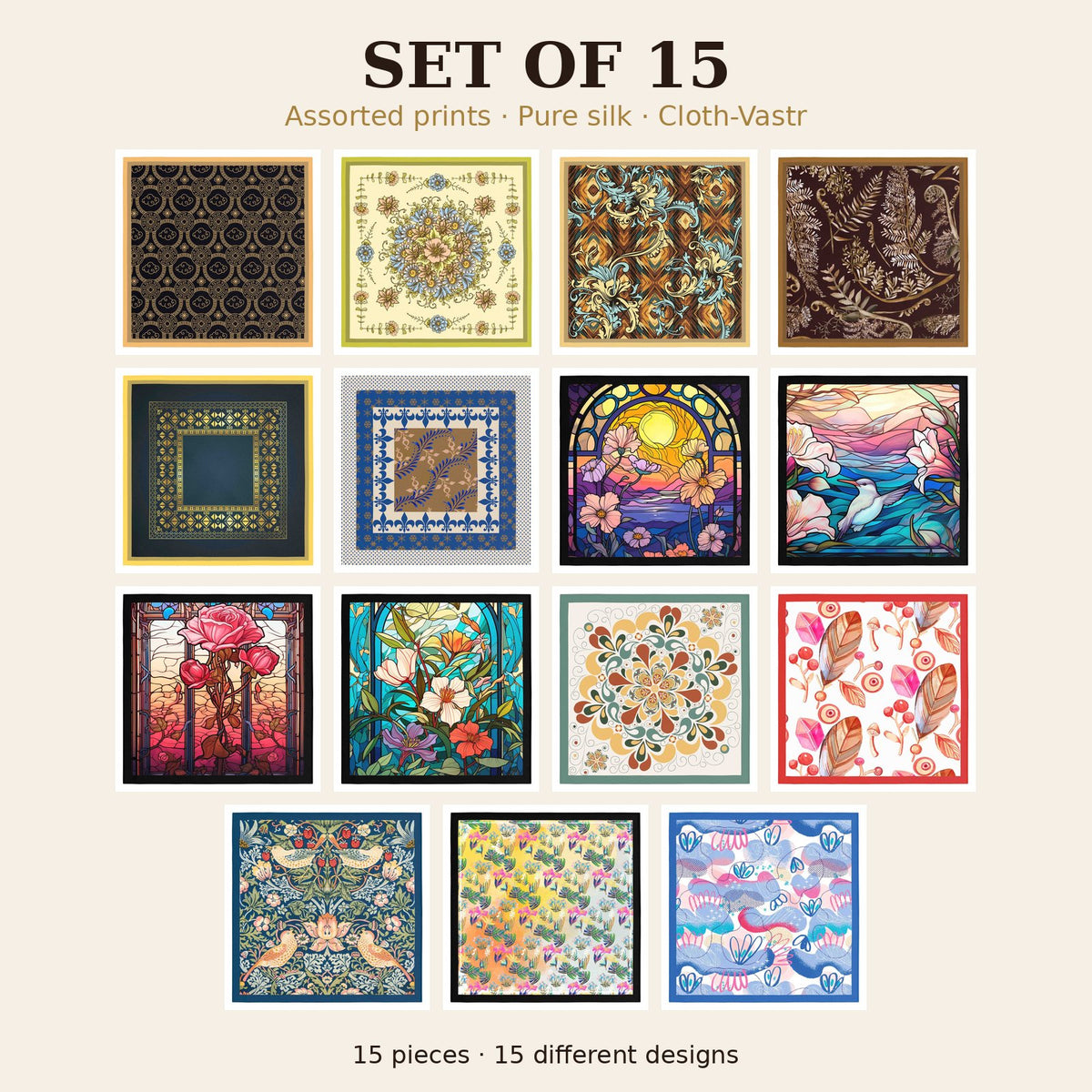 Set of 15
