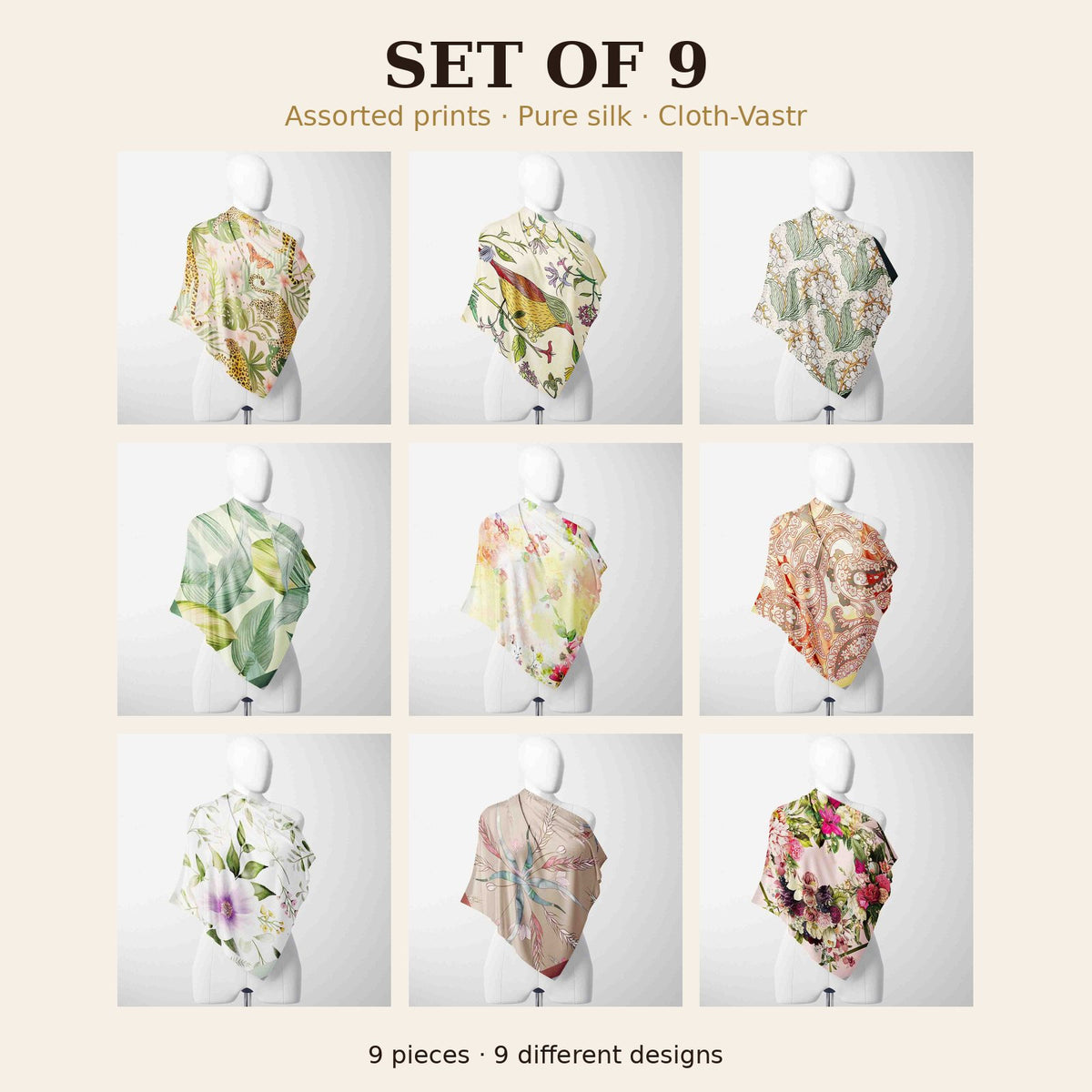 Set of 9