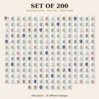 Set of 200