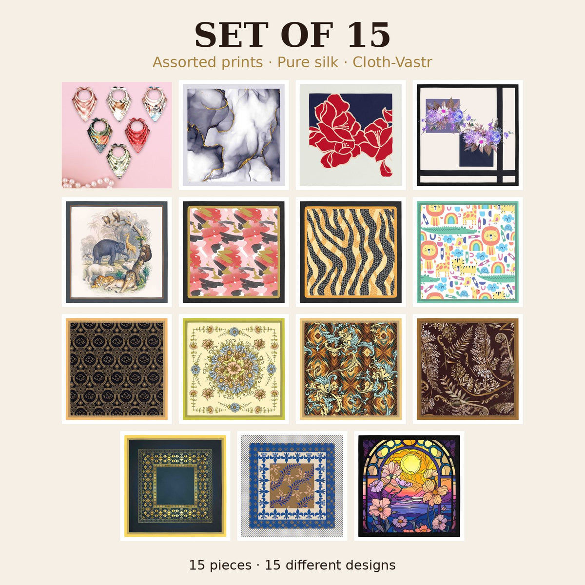 Set of 15