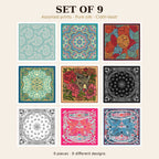 Set of 9
