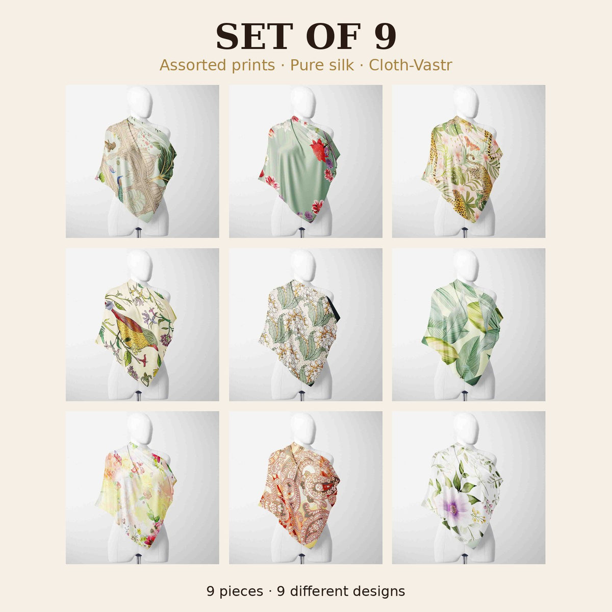 Set of 9