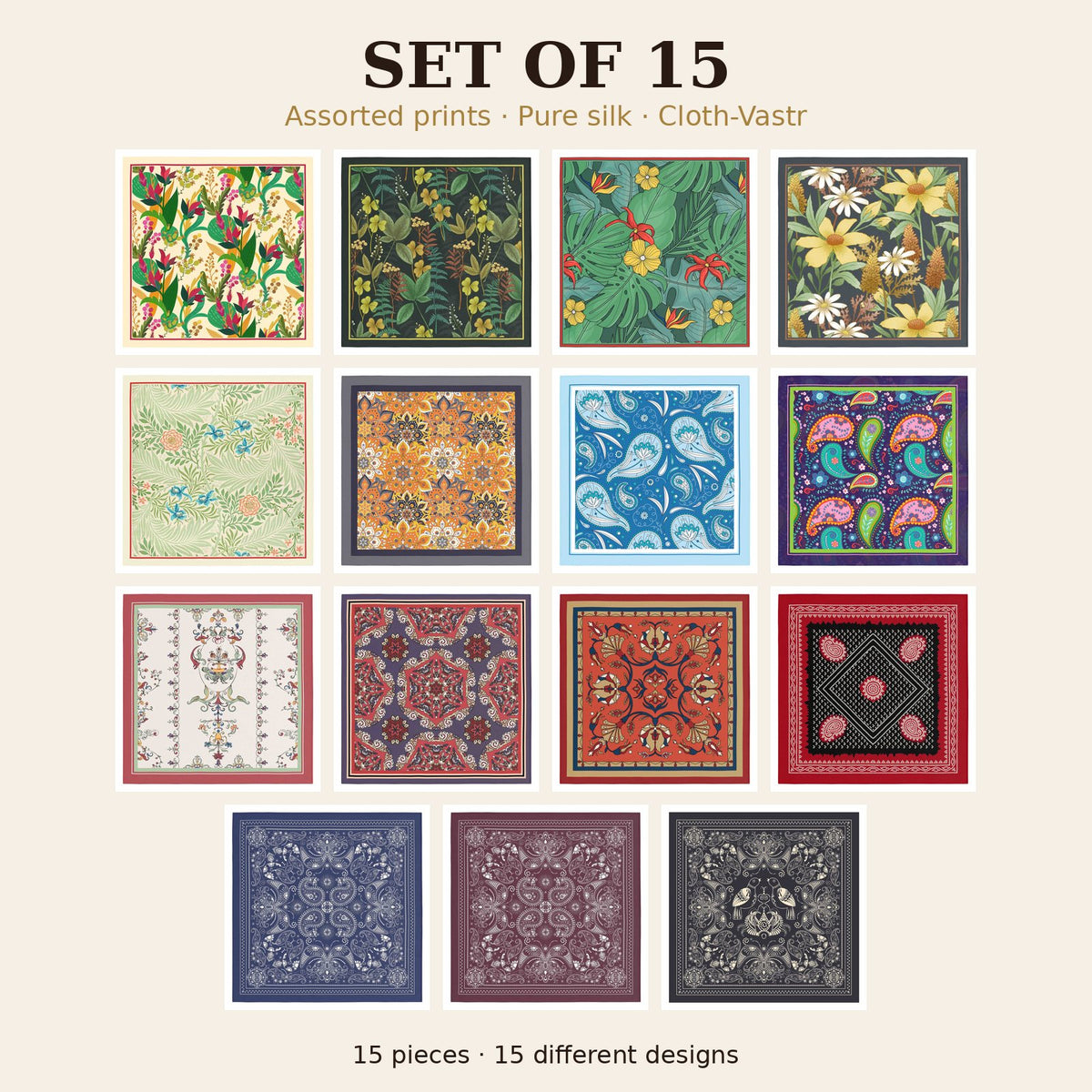 Set of 15