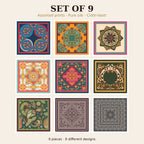 Set of 9