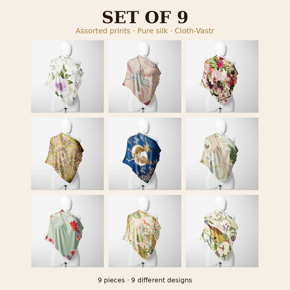Set of 9