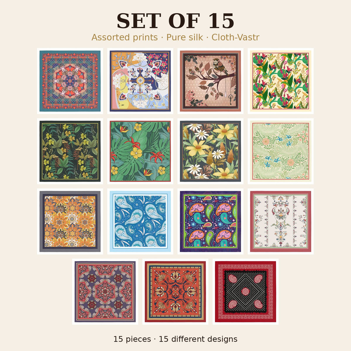 Set of 15