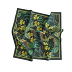 Forest Floor Botanica Silk Bandana Scarf – 50 × 50 cm