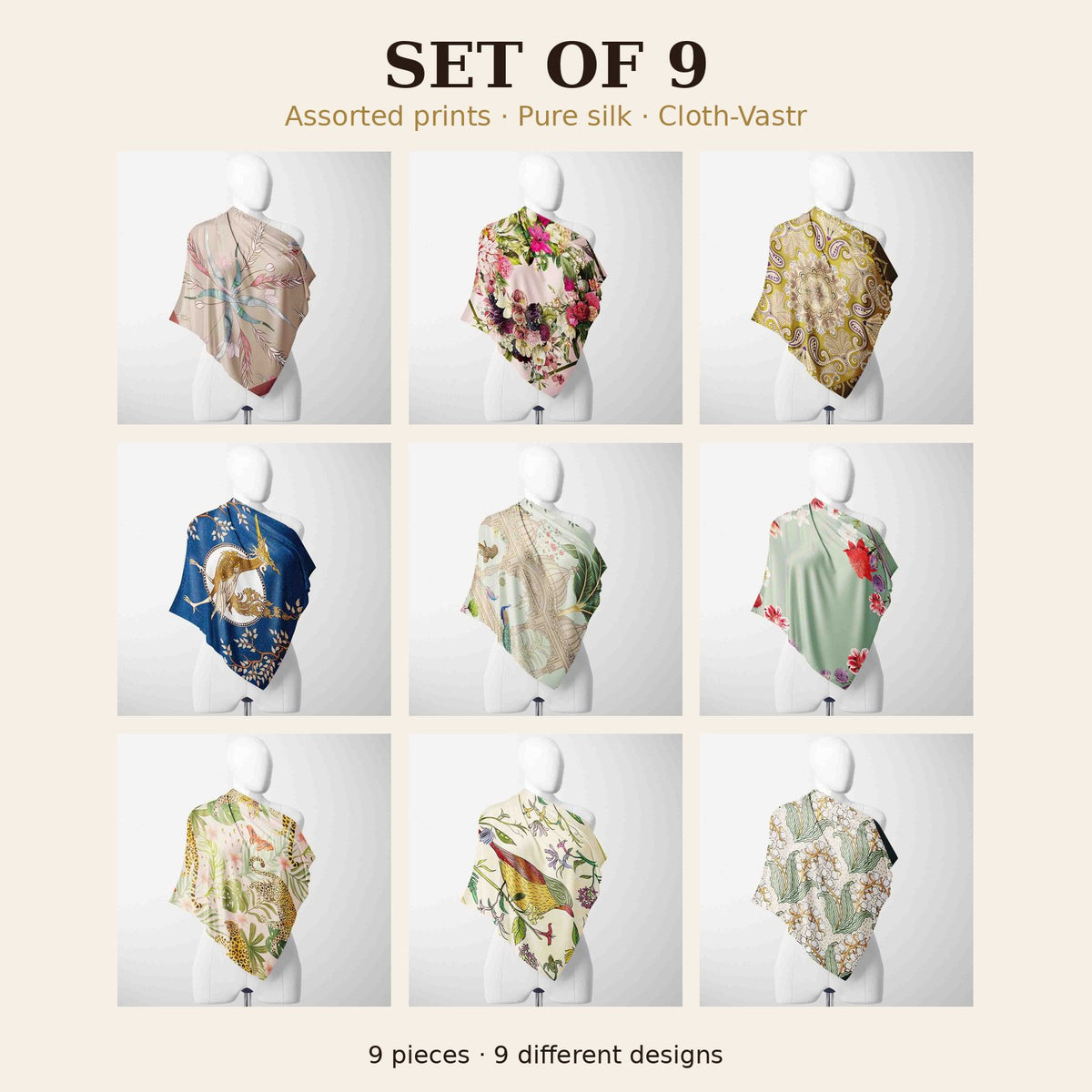 Set of 9