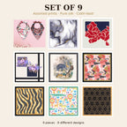 Set of 9