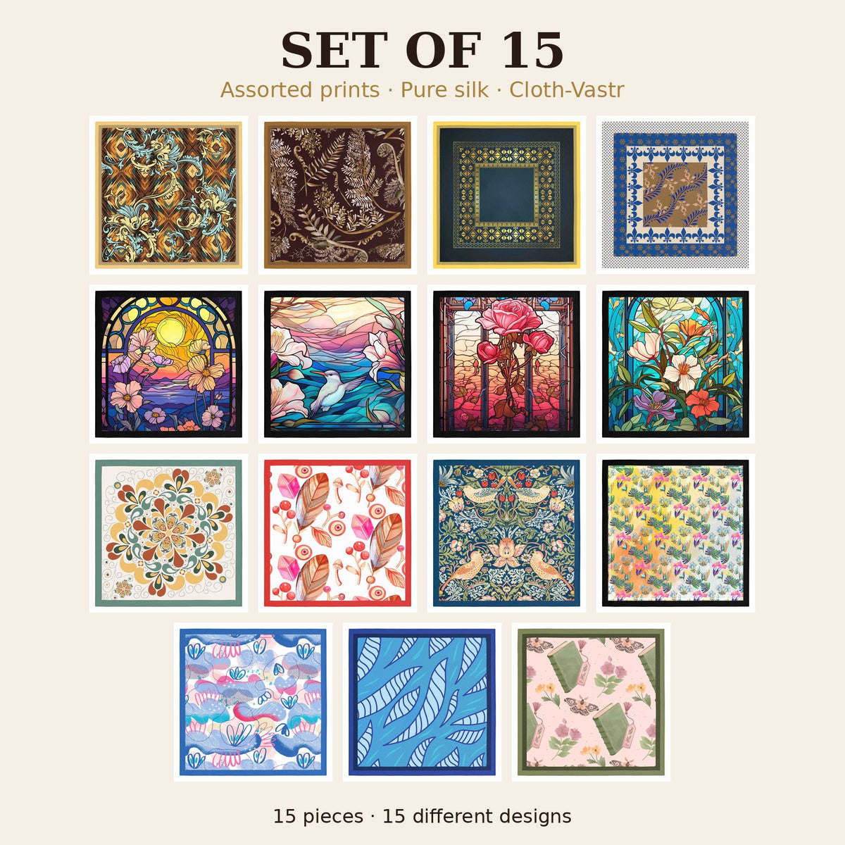 Set of 15